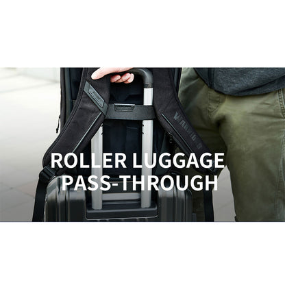 Wiwu Warriors Back Pack 21 Bölmeli 30 Litre Kapasiteli Su Geçirmez Sırt Çantası Siyah