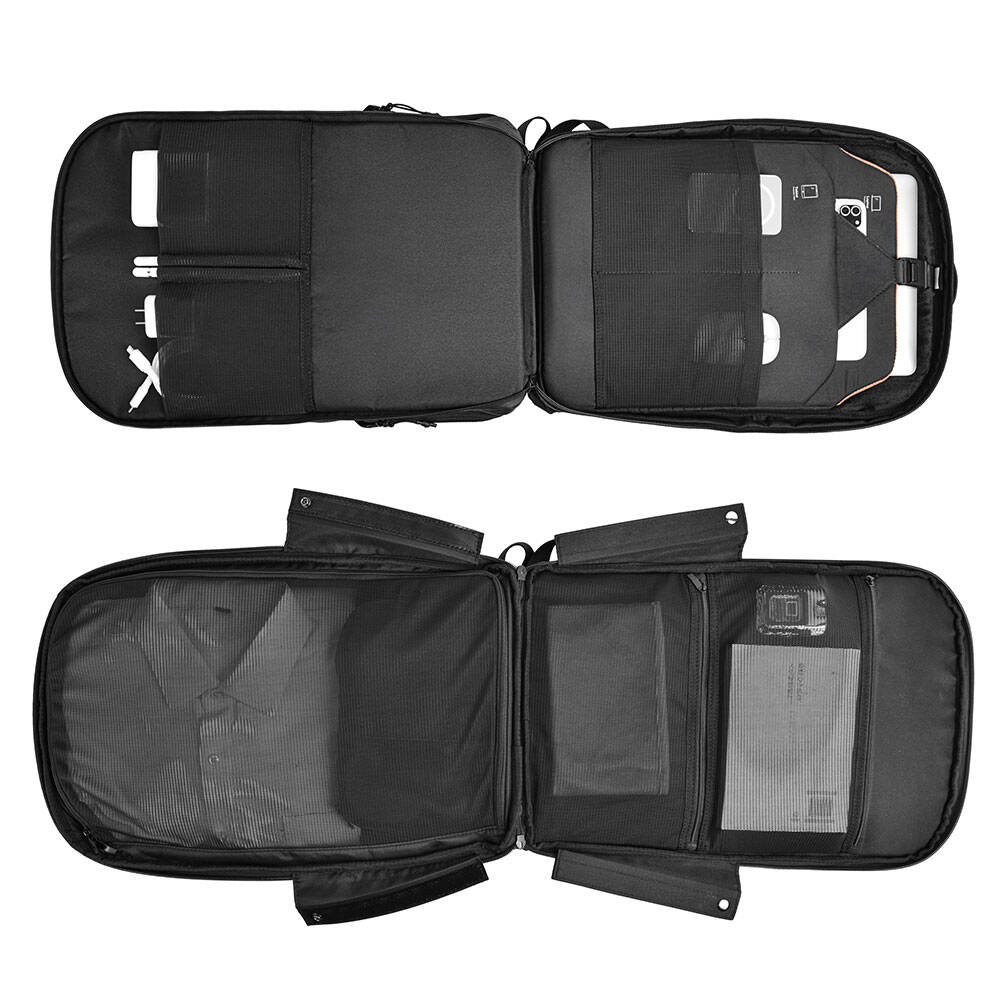 Wiwu Warriors Back Pack Pro Max DuPont Cordura 1000D 30 Litre Kapasiteli Su Geçirmez Sırt Çantası Siyah