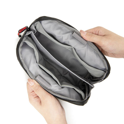 Wiwu Warriors Tech Pouch X Dupont Cordura 1000D Naylon Kumaş Macbook Aksesuar Çantası Siyah