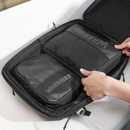 Wiwu Warriors Travel Pouch Sets Dupont Cordura 1000D Su Geçirmez Naylon Kumaş Seyahat Çantası Siyah