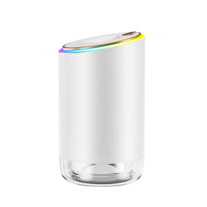 Wiwu Wi-AR003 Yıldızlı Ortam Aydınlatmalı RGB Işıklı Hava Nemlendirici ve Aromalı Araç Koku Difüzörü Beyaz