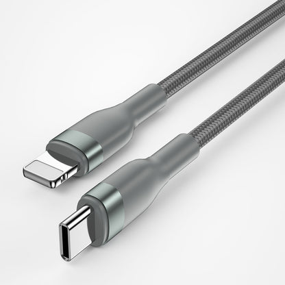 Wiwu Wİ-C017 Concise Serisi Type-C to Lightning PD Data Kablo 30W 2 Metre Siyah