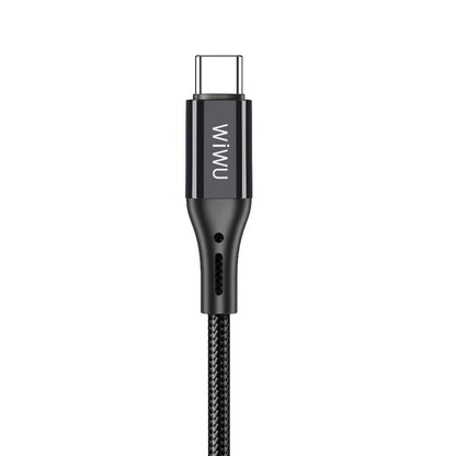 Wiwu Wi-C020 Thor Serisi 30W Hızlı Şarj Özellikli Type-C to Lightning Kablo 1.2M Gri