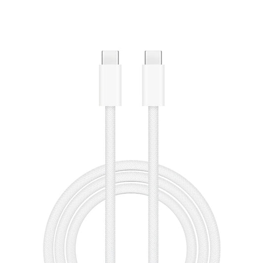 Wiwu Wi-C032 Classic Serisi 60W Hızlı Şarj Özellikli Type-C to Type-C Kablo 1.5M Beyaz