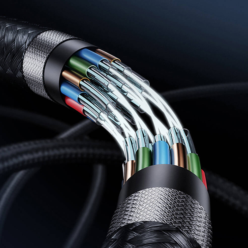 Wiwu Wi-C036 Type-C to Type-C PD Kablo 240W 100cm Siyah