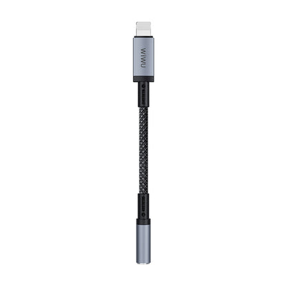 Wiwu Wi-C047 Legend Serisi Lightning To 3.5mm Aux Çevirici Ses Adaptörü Siyah