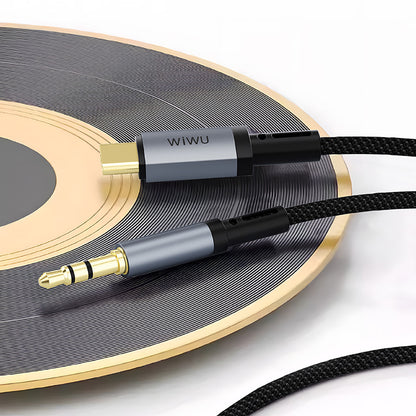 Wiwu Wi-C048 Legend Audio Serisi Type-C to 3.5mm Aux Ses Kablosu 1.5M Siyah
