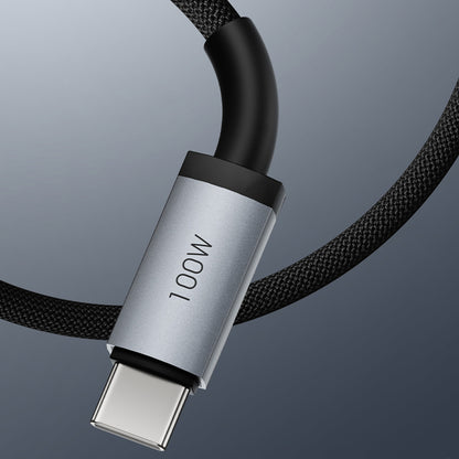 Wiwu Wi-C050 Legend Serisi 3in1 USB-A + Type-C to Lightning – Type-C – Akıllı Saat Şarj Kablosu 100W 1.2M Siyah