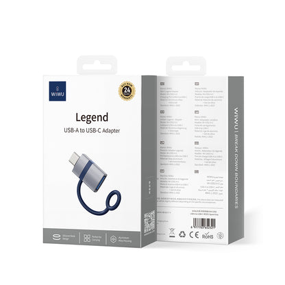 Wiwu Wi-C052 USB to Type-C Çevirici OTG Gri