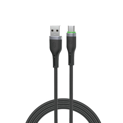 Wiwu Wi-C067 Orginlink Serisi LED Göstergeli USB-A to Type-C Hızlı Şarj Özellikli Data ve Şarj Kablosu 1M