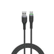Wiwu Wi-C067 Orginlink Serisi LED Göstergeli USB-A to Type-C Hızlı Şarj Özellikli Data ve Şarj Kablosu 1M