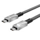 Wiwu Wi-C078 Cyberlink Serisi Type-C to Type-C PD Hızlı Şarj Özellikli Data ve Şarj Kablosu 100W 1M