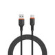 Wiwu Wi-C096 Flame Guard Serisi USB-A to Type-C Hızlı Şarj Özellikli Data ve Şarj Kablosu 1.2M