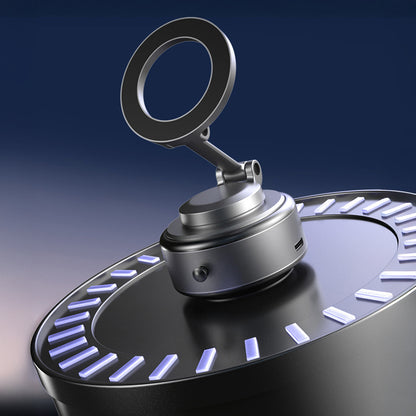 Wiwu Wi-CH056 Type-C Portlu Elektrikli Vakum Özellikli Magnetik Telefon Tutucu Siyah