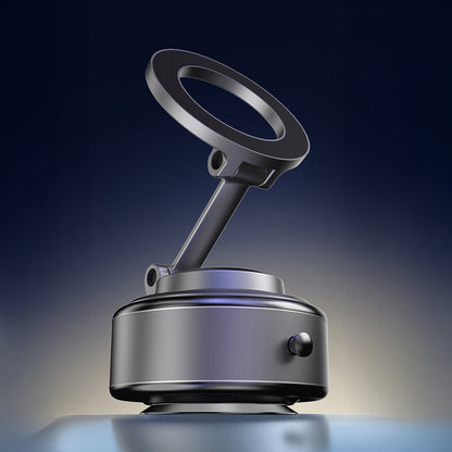 Wiwu Wi-CH056 Type-C Portlu Elektrikli Vakum Özellikli Magnetik Telefon Tutucu Siyah