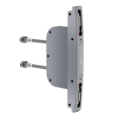 Wiwu Wi-DS001 Tesla Uyumlu Type-C Lightning USB-A Akıllı Araç İçi Şarj İstasyonu 60W Gri