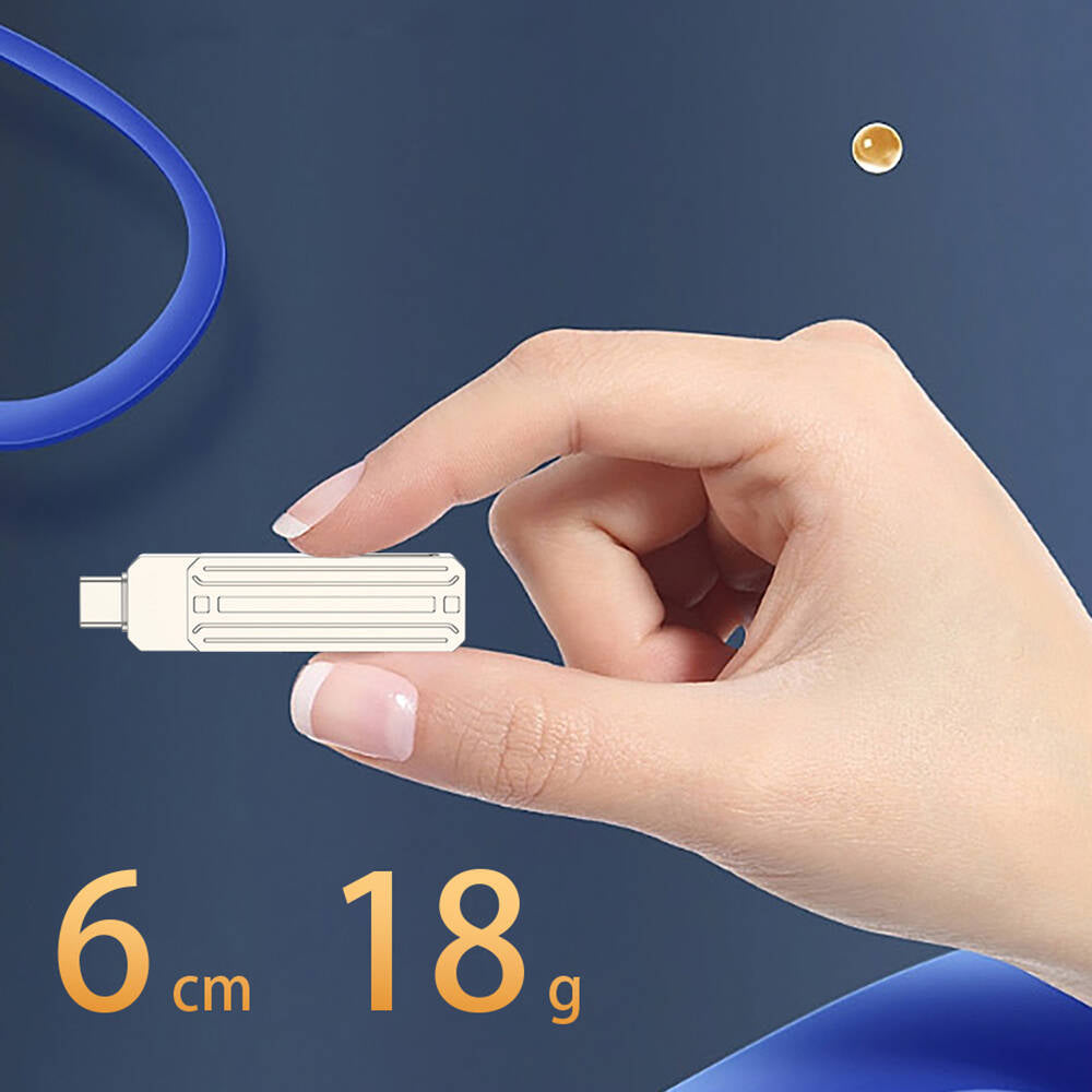 Wiwu Wi-FD001 3in1 USB3.2 Sürücü Disk USB-A + Lightning + Type-C OTG 256 GB Gümüş