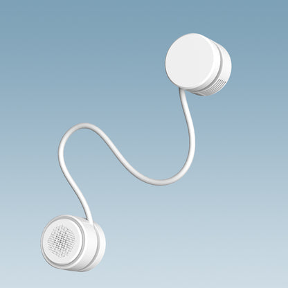 Wiwu Wi-FS014 Twins Neck Taşınabilir Şarjlı Boyun Askılı Fan Beyaz