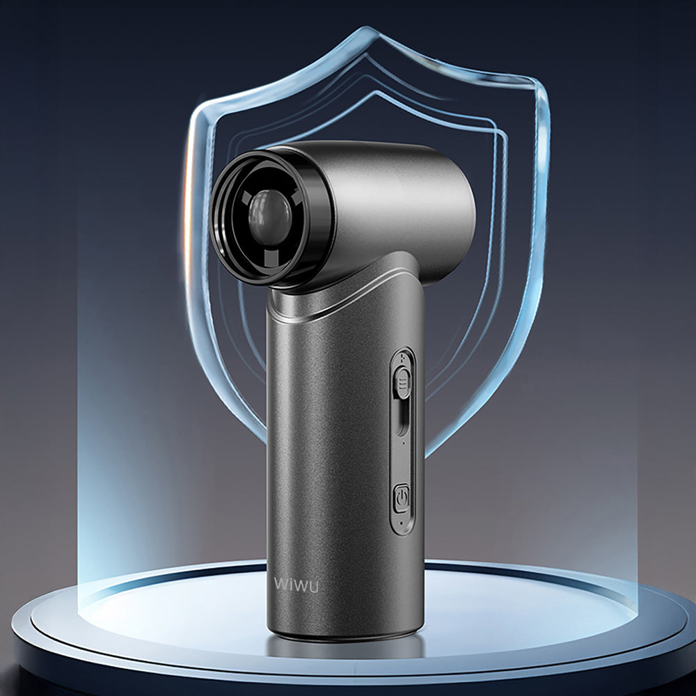 Wiwu Wi-FS015 Üfleme-Emme-Vakumlama ve Şişirme 5in1 Elektrikli Oto Araç Süpürgesi 50000PA Gri