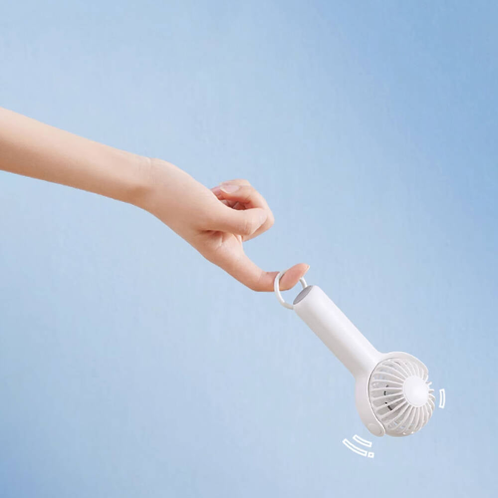 Wiwu Wi-FS08 Bubble Serisi Stand Olabilen Askılıklı Portatif Mini Vantilatör Soğutucu El Fanı Beyaz