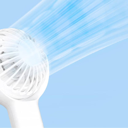 Wiwu Wi-FS08 Bubble Serisi Stand Olabilen Askılıklı Portatif Mini Vantilatör Soğutucu El Fanı Beyaz