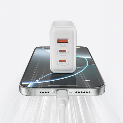 Wiwu Wi-G005 Essen Serisi GaN Tech PD Hızlı Şarj Özellikli Şarj Başlığı 65W Beyaz