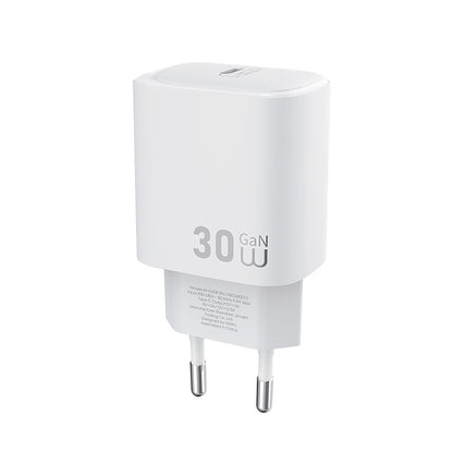 Wiwu Wi-G008 Essen Serisi GaN Tech PD Hızlı Şarj Özellikli Şarj Başlığı 30W Beyaz