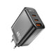 Wiwu Wi-G012 Firefly Serisi Dual Type-C PD & USB-A GaN Teknolojili Hızlı Şarj Başlığı 65W