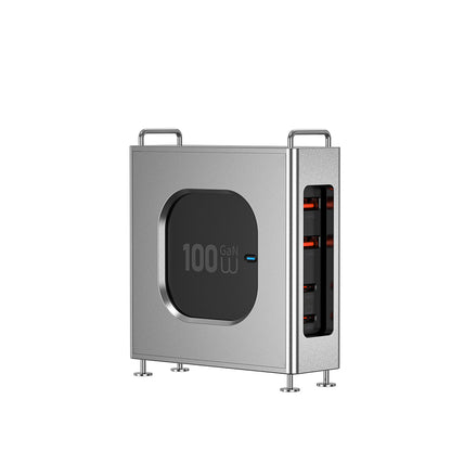 Wiwu Wi-G013 Warrior Serisi GaN Tech Hızlı Şarj Özellikli Şarj Başlığı 100W Siyah