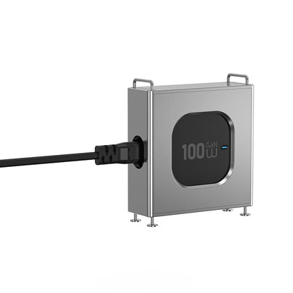 Wiwu Wi-G013 Warrior Serisi GaN Tech Hızlı Şarj Özellikli Şarj Başlığı 100W Siyah