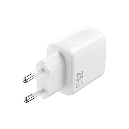 Wiwu Wi-G016 Essen Serisi GaN Tech PD Hızlı Şarj Özellikli Şarj Başlığı 25W Beyaz