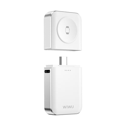 Wiwu Wi-M21 Elf Serisi 3in1 Mini Wireless Powerbank 1100mAh 3W Beyaz