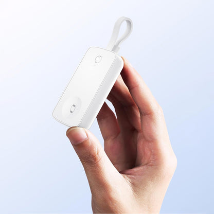 Wiwu Wi-M22 Ark Serisi 2in1 Akıllı Saat Mini Wireless Powerbank 2000mAh 2W Beyaz