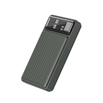 Wiwu Wi-P004 Trunk Serisi Type-C Lightning Çıkışlı Taşınabilir Powerbank PD 22.5W 10000mAh Gri