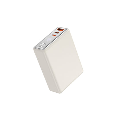 Wiwu Wi-P005 Rock LED Ekranlı Taşınabilir Powerbank PD 20W 10000mAh Beyaz