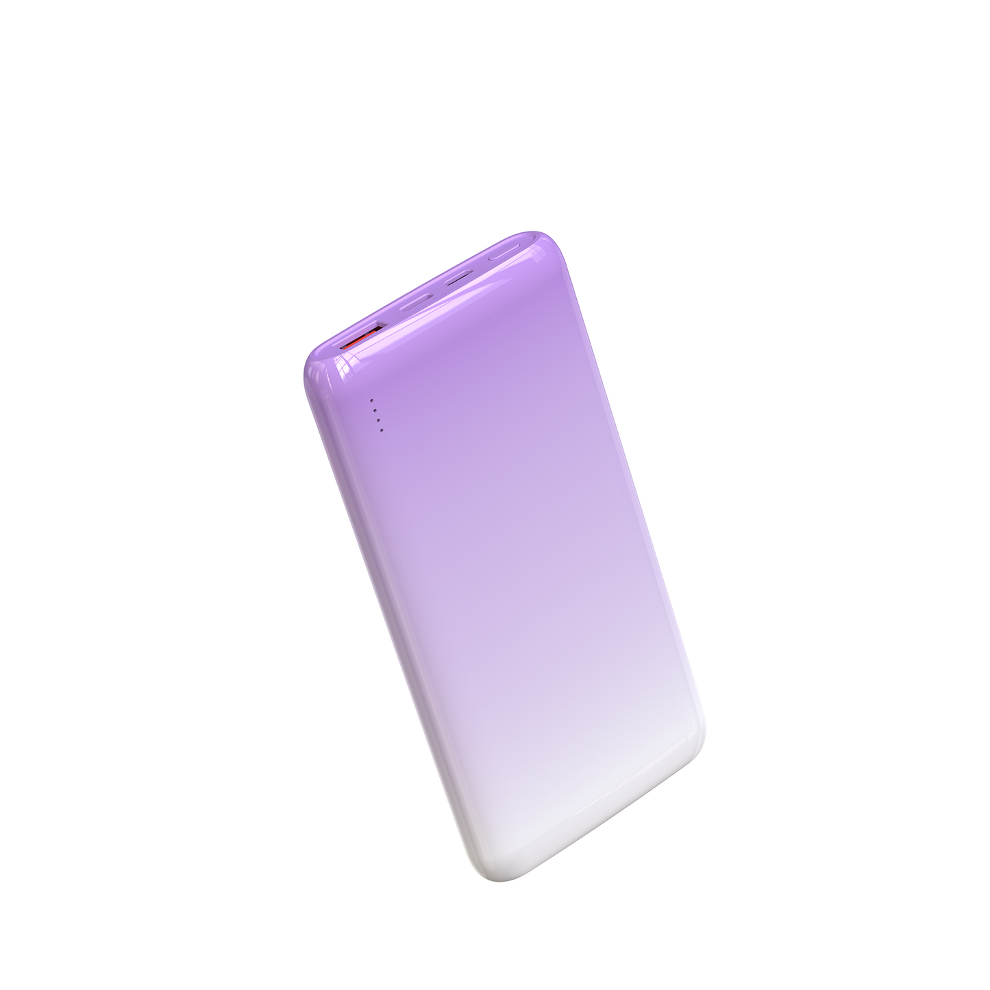 Wiwu Wi-P008 Rainbow LED Işıklı Göstergeli Renkli Taşınabilir Powerbank PD 22.5W 10000mAh Yeşil