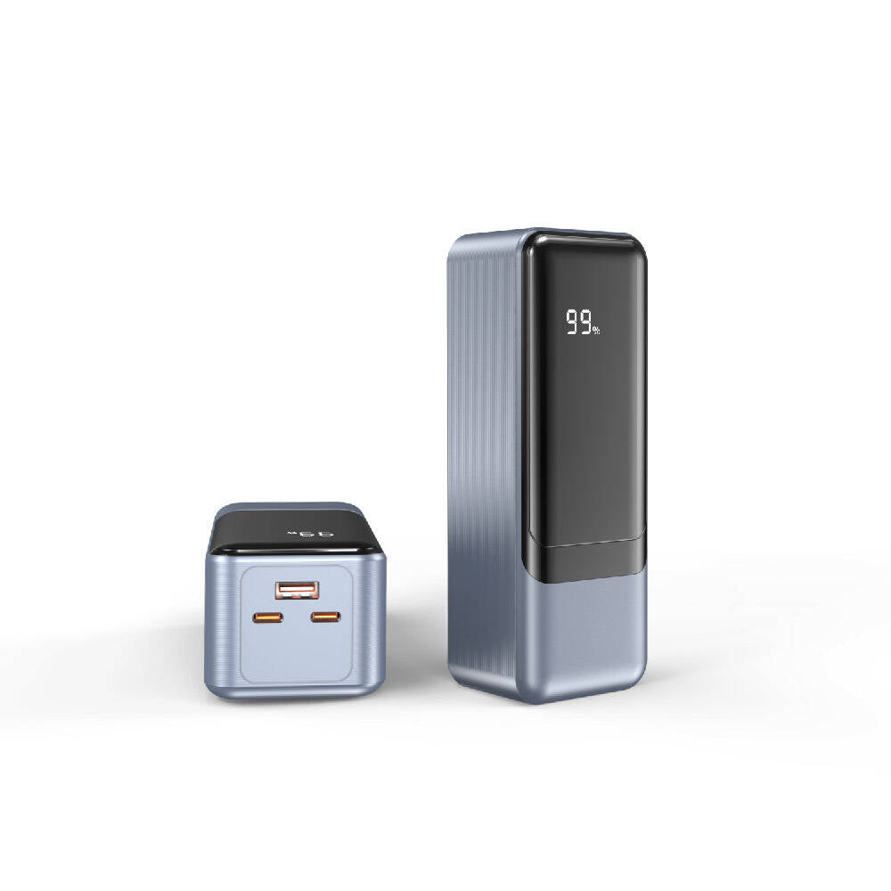 Wiwu Wi-P010 Tank Serisi LED Ekranlı Taşınabilir Powerbank 27000mAh 145W Gri