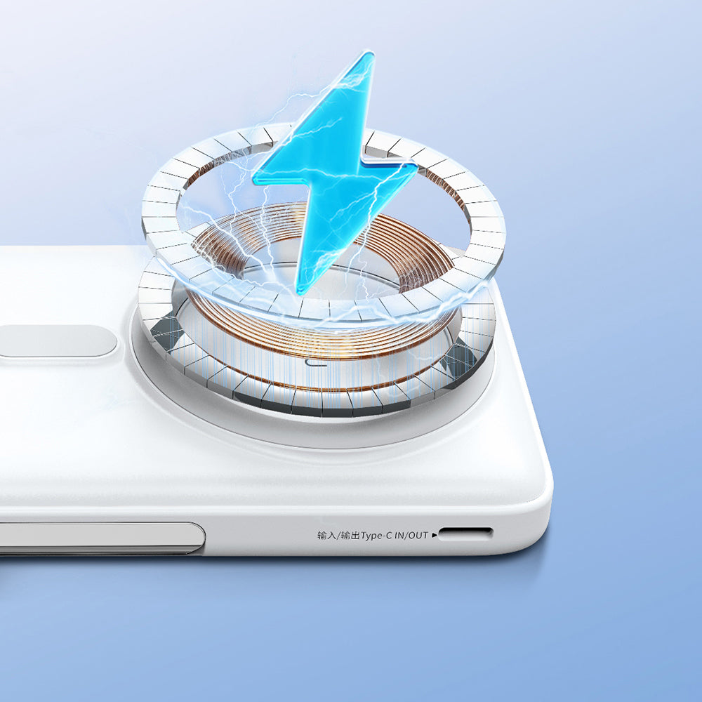 Wiwu Wi-P011 Gentleman Serisi LED Işık Göstergeli Standlı Kablosuz Powerbank 10.000mAh 15W Siyah