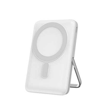 Wiwu Wi-P011 Gentleman Serisi LED Işık Göstergeli Standlı Kablosuz Powerbank 10.000mAh 15W Siyah