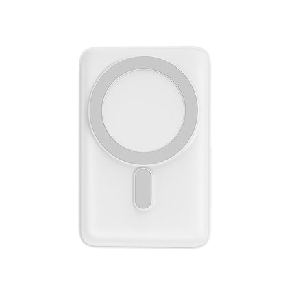 Wiwu Wi-P011 Gentleman Serisi LED Işık Göstergeli Standlı Kablosuz Powerbank 10.000mAh 15W Beyaz