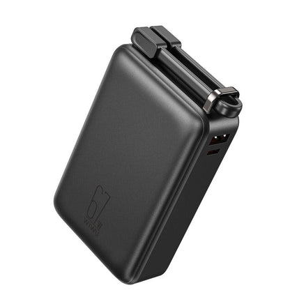 Wiwu Wi-P012 Tank Serisi Dijital Ekranlı Taşınabilir Powerbank 20000mAh 67W Gri