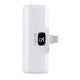 Wiwu Wi-P017 Capsule Serisi 2in1 Mini Taşınabilir Standlı Lightning Powerbank 5000mAh Beyaz