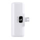 Wiwu Wi-P017 Capsule Serisi 2in1 Mini Taşınabilir Standlı Type-C Powerbank 5000mAh Beyaz