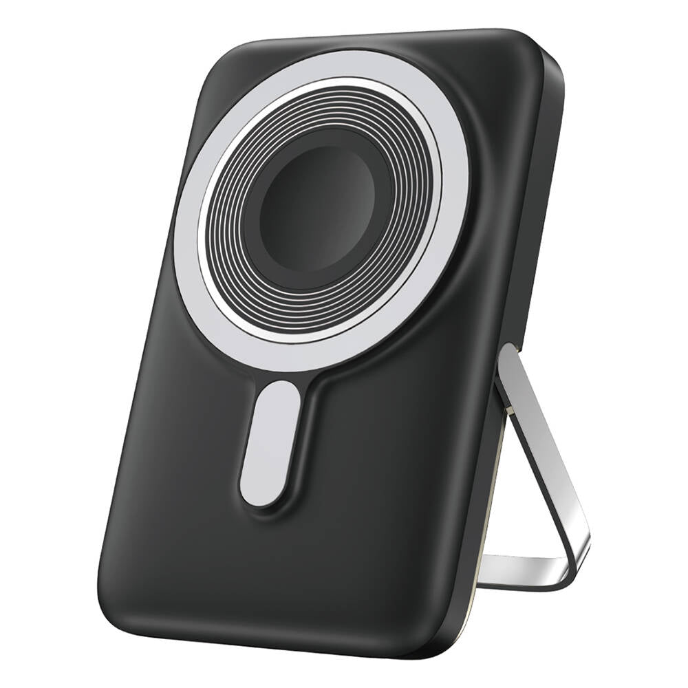 Wiwu Wi-P018 Elite Serisi Led Ekranlı M-safe Powerbank Wireless 15W 10000mAh Siyah