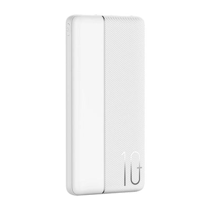 Wiwu Wi-P032 Dual USB-A ve Type-C PD LED Işık Göstergeli Taşınabilir Powerbank 10000mAh Siyah