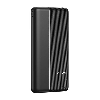 Wiwu Wi-P032 Dual USB-A ve Type-C PD LED Işık Göstergeli Taşınabilir Powerbank 10000mAh Siyah