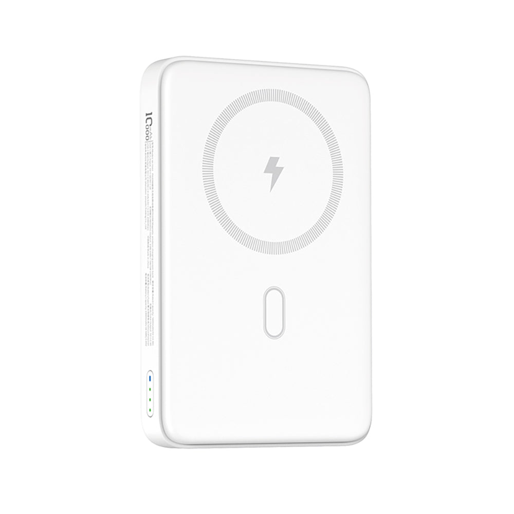 Wiwu Wi-P043 LED Işık Göstergeli Standlı Taşınabilir M-safe Wireless Powerbank 10.000mAh 15W Siyah