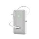 Wiwu Wi-P049 Noble Serisi Type-C Kablolu Dijital LED Göstergeli Powerbank PD 35W 10000mAh Gri