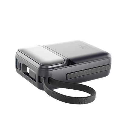 Wiwu Wi-P052 Galaxy Serisi Type-C Lightning Çıkışlı Taşınabilir Powerbank PD 35W 10000mAh Siyah