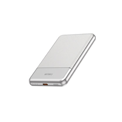 Wiwu Wi-P088 LED Işık Göstergeli PD 20W Kablosuz Powerbank 5000mAh 15W